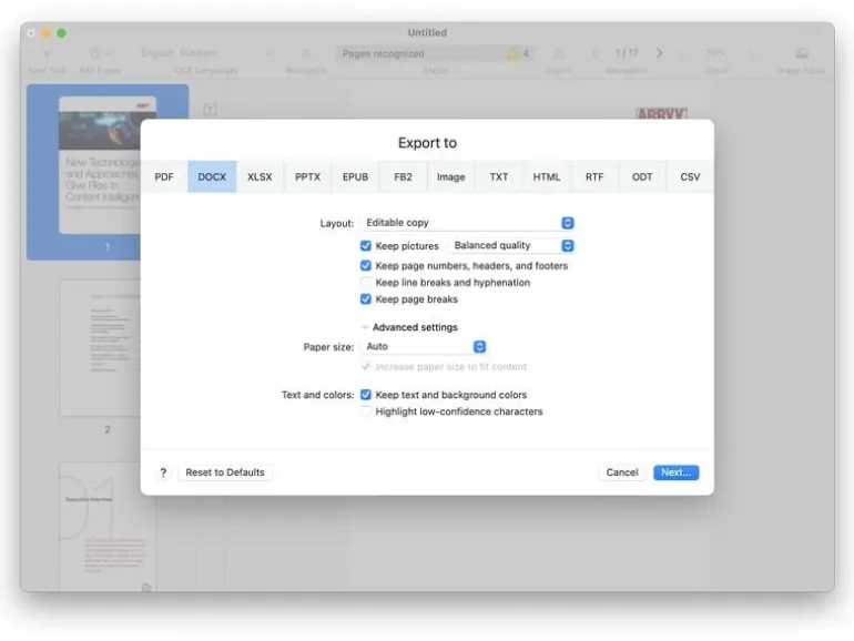 ABBYY FineReader PDF for MAC ESD, Subscription, Single User, 1yr