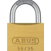 Abus Vorhängeschloss 55/35 Gold Messing