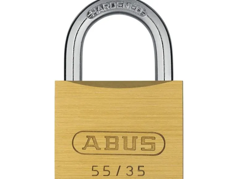 Abus Vorhängeschloss 55/35 Gold Messing