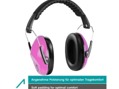 ACE Gehörschutz ACE SHH EN 352-1 Zertifiziert, -26dB, Pink