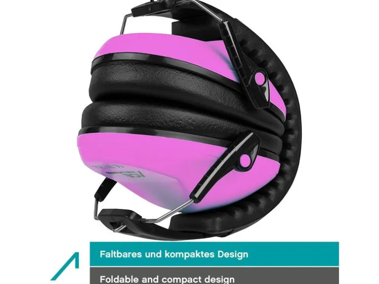 ACE Gehörschutz ACE SHH EN 352-1 Zertifiziert, -26dB, Pink