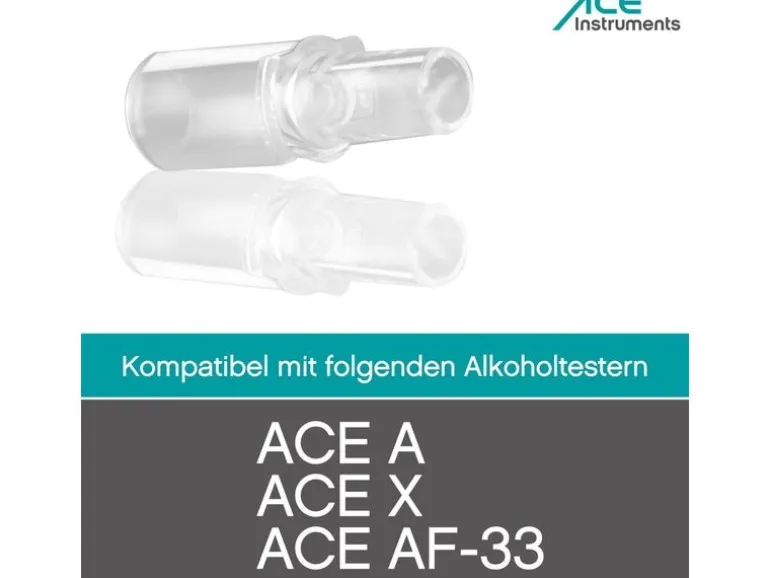 ACE Mundstücke Alkoholtester 25 Stücke