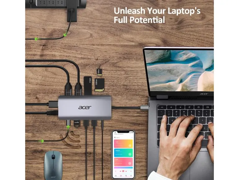 Acer Dockingstation USB-C 12-in-1 Dongle Mini