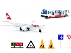 ACE Toy Airport Play Set Swiss 1:87