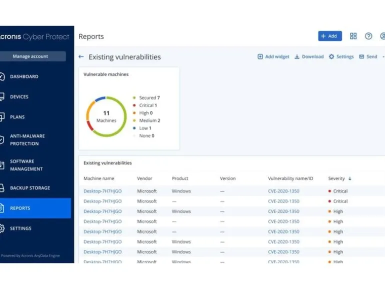 Acronis Cyber Protect Advanced Workstation Subscription, 1 Jahr
