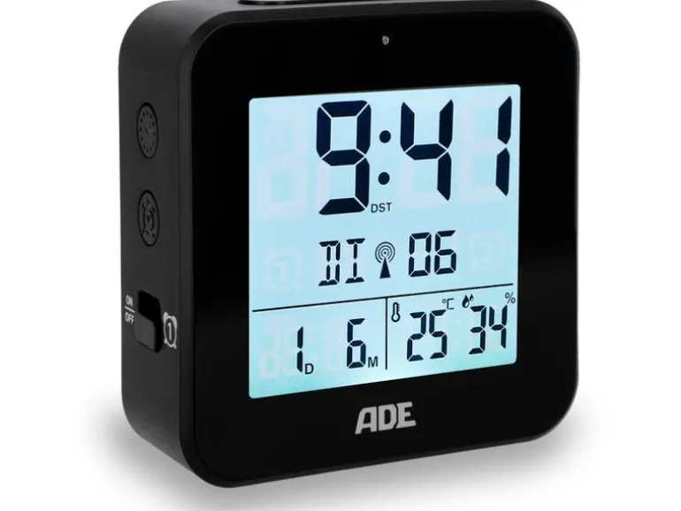 ADE Funkwecker mit Nachtlichtsensor