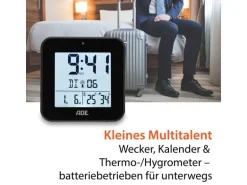 ADE Funkwecker mit Nachtlichtsensor