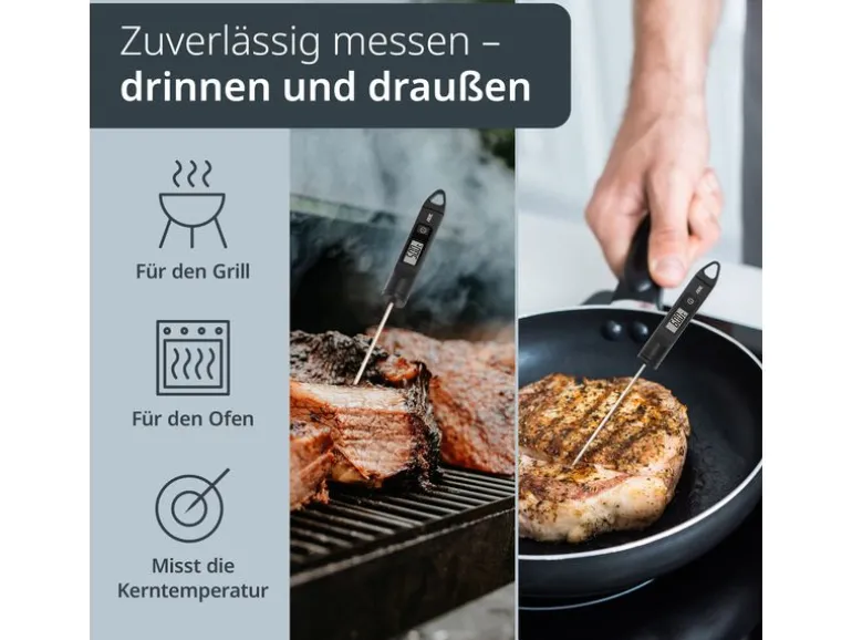 ADE Küchenthermometer digital Schwarz