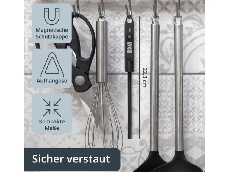 ADE Küchenthermometer digital Schwarz