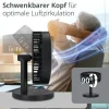 ADE Tischventilator kabellos Anthrazit