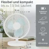 ADE Tischventilator kabellos Weiss