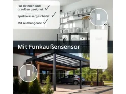 ADE Wetterstation mit Funk-Aussensensor Schwarz