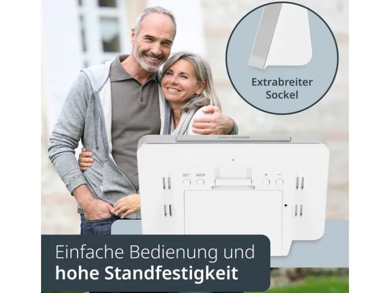 ADE Wetterstation mit Funk-Aussensensor Weiss