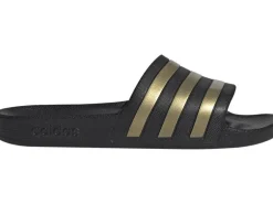 adidas Adilette Aqua Slides Schwarz/Gold, 47