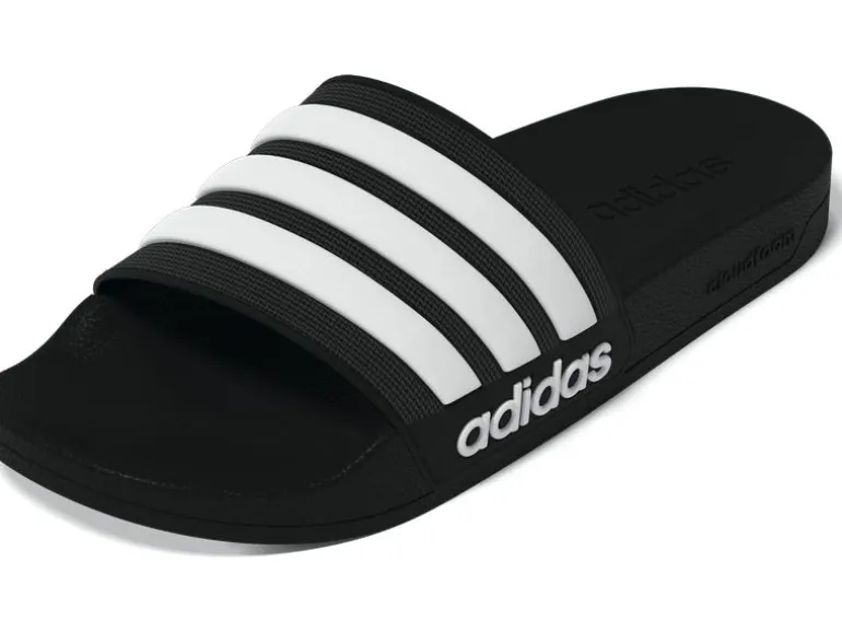 adidas Adiletten Shower Schwarz/Weiss, 47