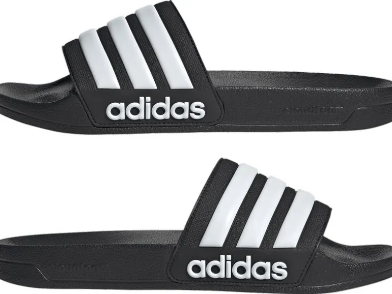 adidas Adiletten Shower Schwarz/Weiss, 47