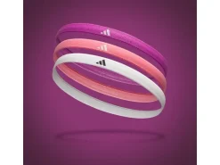 adidas Hairbands Weiss/Pink/Lila