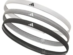 adidas Hairbands Weiss/Schwarz/Grau