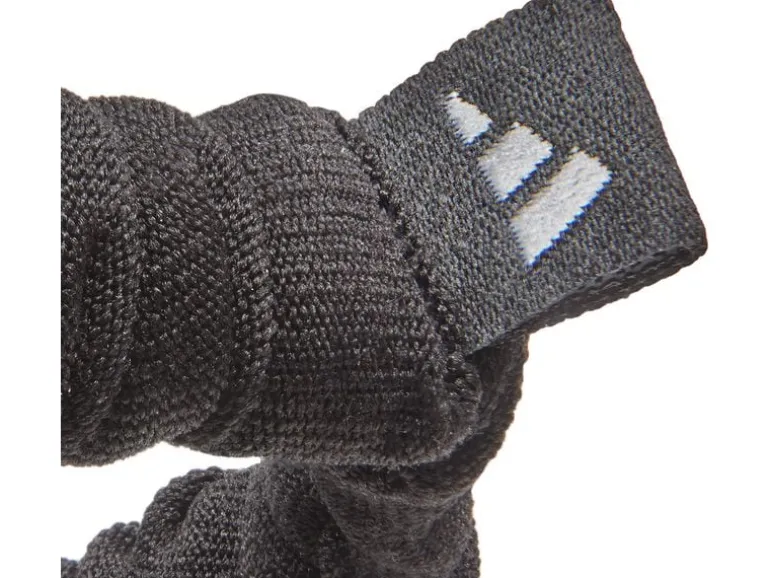 adidas Hair Scrunchies Schwarz und Lucid Pink