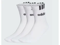 adidas Socken 3 Streifen Linear 40-42, white