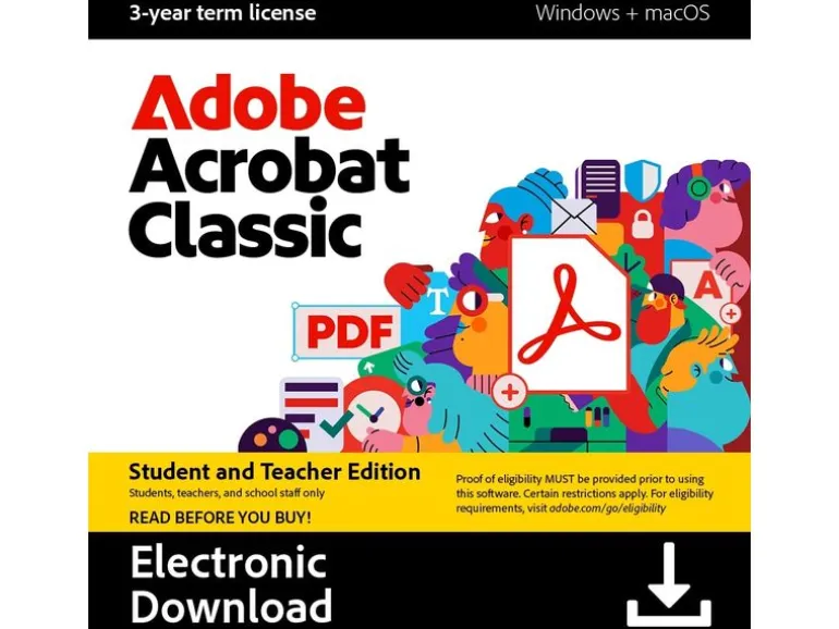 Adobe Acrobat Classic STE ESD, Sub, 3 Jahre, WIN & MAC, ML