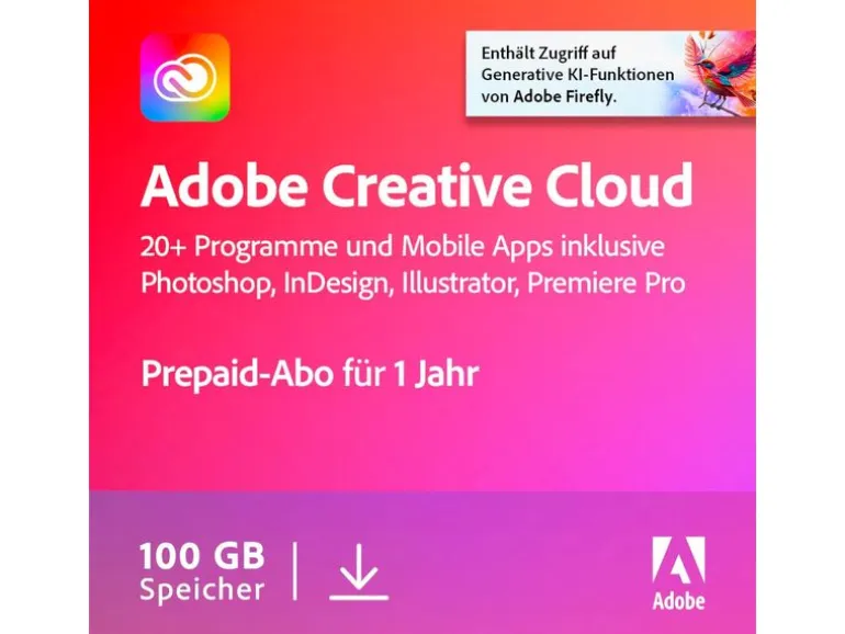 Adobe Adobe Creative Cloud Pro ESD, SUB, 1 Jahr, WIN & MAC