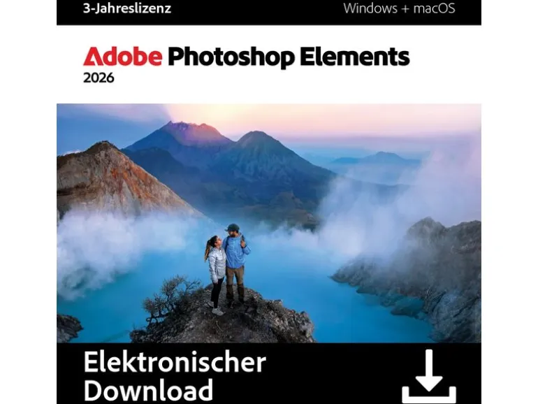 Adobe Photoshop Elements 2026 ESD, 3 Jahre, WIN & MAC, ML