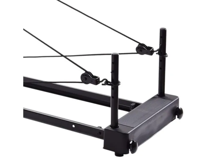 Aero Pilates Reformer 435 Plus mit ausgestellter Fussstange Grau