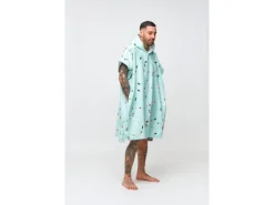 AfterEssentials INLINE SERIES PONCHO One Size, Hellblau
