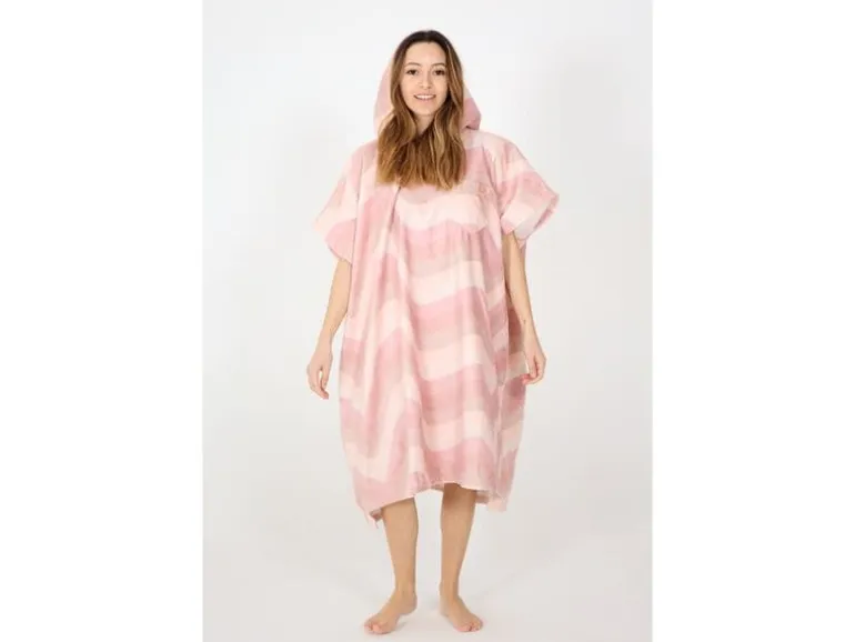AfterEssentials INLINE SERIES PONCHO One Size, Hellrosa