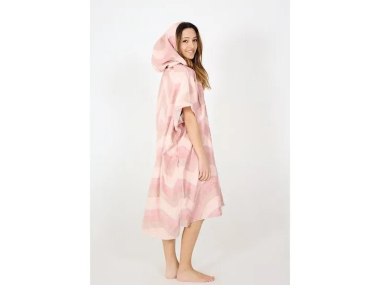 AfterEssentials INLINE SERIES PONCHO One Size, Hellrosa
