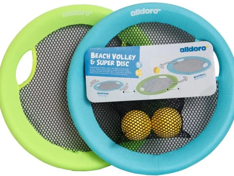 alldoro Beachball-Set & XL Wurfscheibe