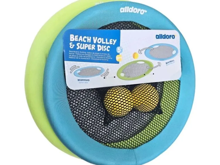 alldoro Beachball-Set & XL Wurfscheibe