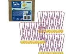 alldoro 30 Medaillen für Kinder Gold, 30-teilig, Kunststoff