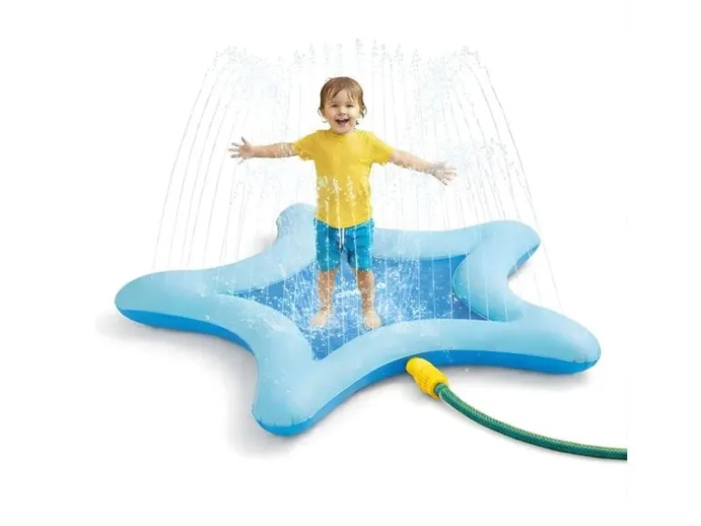 alldoro Planschbecken Wasserspielmatte mit Sprinkler Star