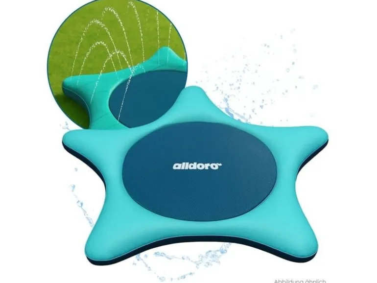 alldoro Planschbecken Wasserspielmatte mit Sprinkler Star