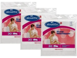 alouette Einmal-Waschlappen 3 x 30 Stück