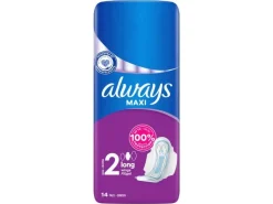 Always Binde mit Flügeln Maxi Long 14 Stück
