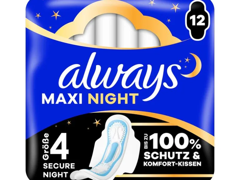 Always Binde mit Flügeln Maxi Night 12 Stück