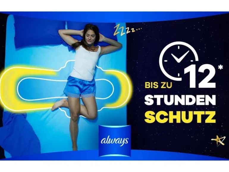 Always Binde mit Flügeln Ultra Secure Night 72 Stück