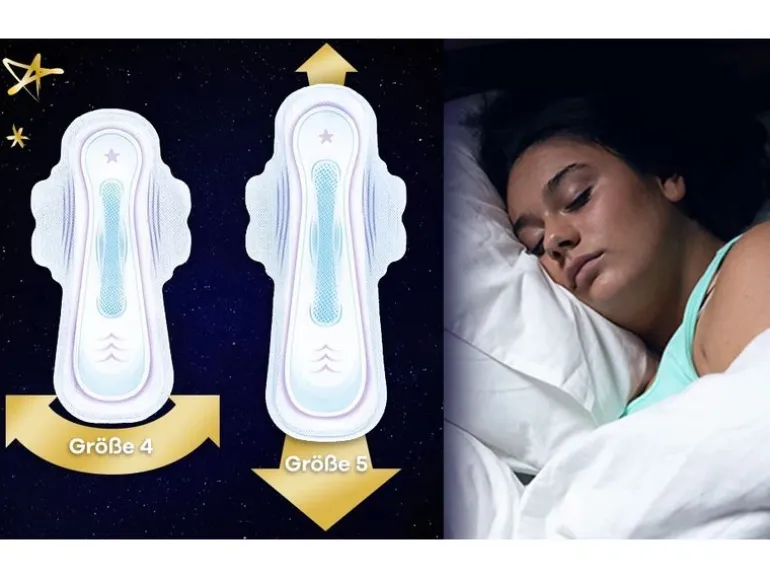 Always Binde mit Flügeln Ultra Secure Night Extra 64 Stück