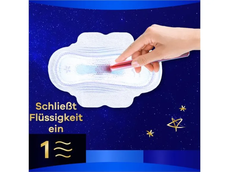 Always Binde mit Flügeln Ultra Secure Night Extra 64 Stück