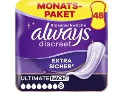 Always Inkontinenz Einlagen Discreet Ultimate Night 48 Stück