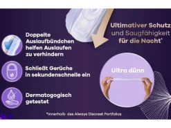 Always Inkontinenz Einlagen Discreet Ultimate Night 48 Stück
