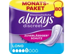 Always Inkontinenz Einlagen Discreet Long 80 Stück