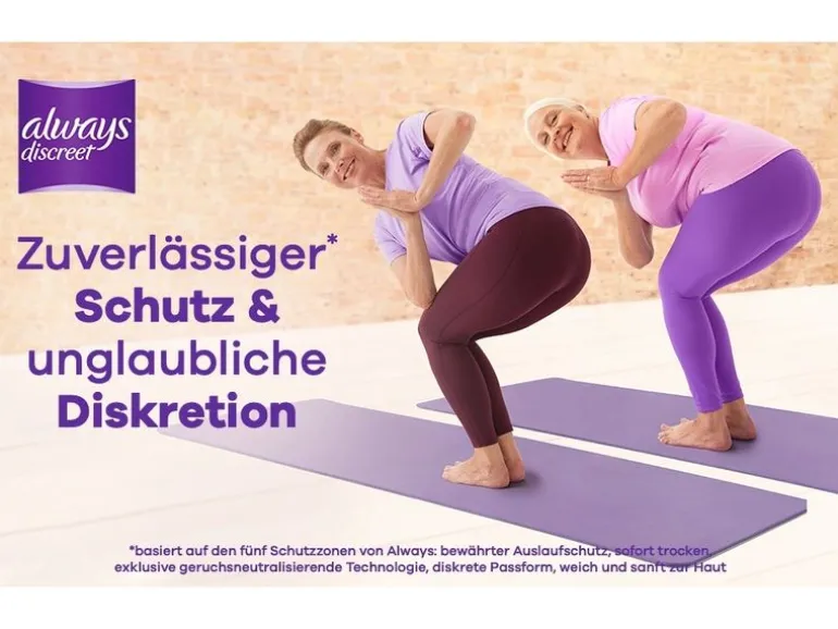Always Inkontinenz Einlagen Discreet Long 80 Stück