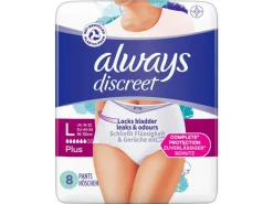 Always Inkontinenz Pants Discreet Plus L 32 Stück