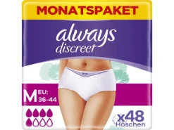 Always Inkontinenz Pants Discret Plus M 48 Stück