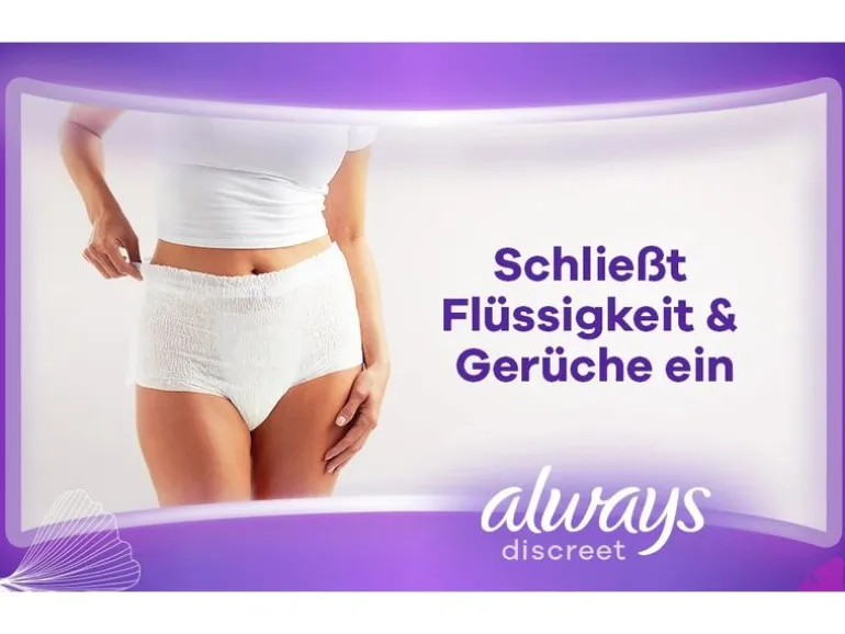 Always Inkontinenz Pants Discreet Plus M 36 Stück