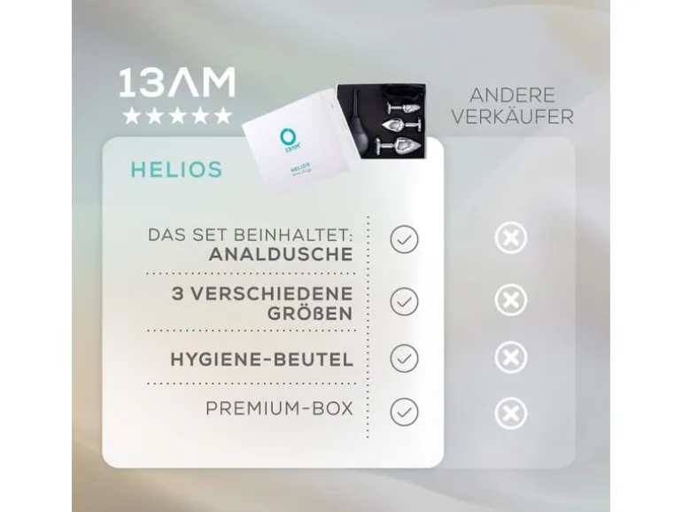 13AM 13AM Butt Blug Set mehrfarbig